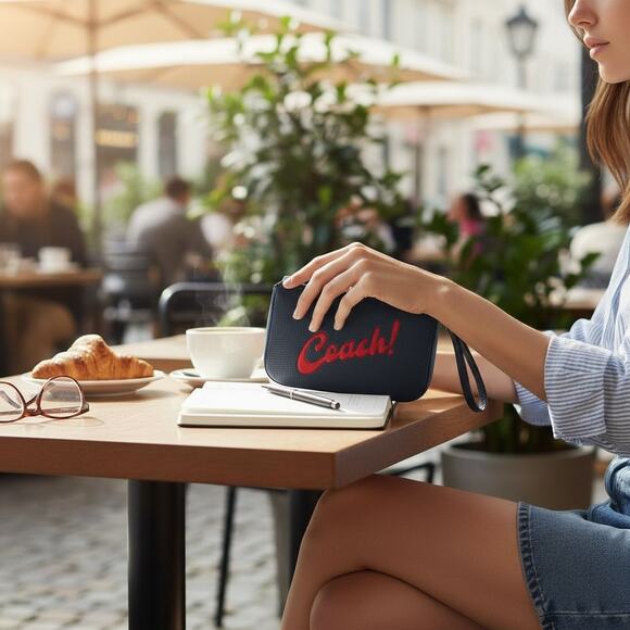 Coach Nolita 19 Leather Purse With Coach Graphic CU250 - Picture 4 of 4